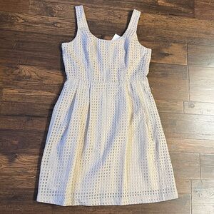 Anne Klein Women’s Elegant Classic Fit/Flare Sleeveless Midi Dress Size 6 Beige